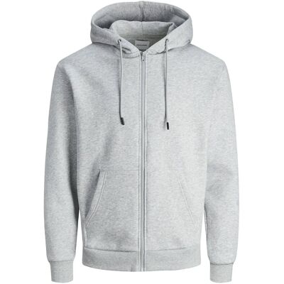 Jack & Jones Jjebradley Sweat Zip Hood Noos S Grey S Jack & Jones Jjebradley Sweat Zip Hood Noos S Grey S