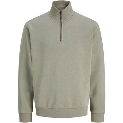 Jack & Jones Jjebradley Sweat Half Zip Noos XXL Khaki XXL Jack & Jones Jjebradley Sweat Half Zip Noos XXL Khaki XXL