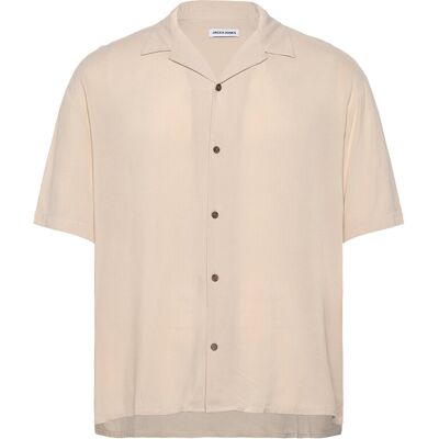 Jack & Jones Jjejeff Solid Resort Shirt S/S Sn XL Beige XL Jack & Jones Jjejeff Solid Resort Shirt S/S Sn XL Beige XL