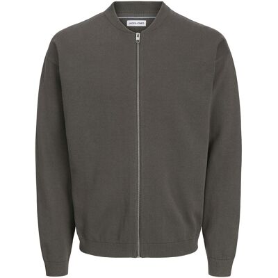 Jack & Jones Jjcalvin Knit Bomber Cardigan S Grey S Jack & Jones Jjcalvin Knit Bomber Cardigan S Grey S