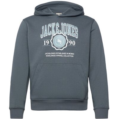 Jack & Jones Jjmako Sweat Hood XS Grey XS Jack & Jones Jjmako Sweat Hood XS Grey XS