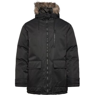 Jack & Jones Jjcharlie Detachable Faux Fur Parka L Black L Jack & Jones Jjcharlie Detachable Faux Fur Parka L Black L