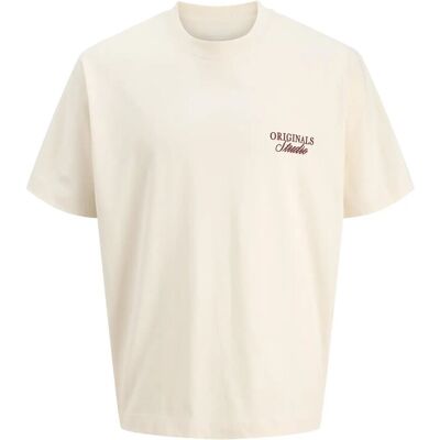 Jack & Jones Jornorrebro Typo Tee Ss Crew Neck Noos L Beige L Jack & Jones Jornorrebro Typo Tee Ss Crew Neck Noos L Beige L