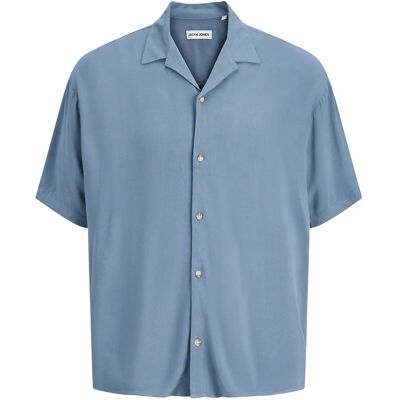 Jack & Jones Jjejeff Resort Solid Shirt Ss Sn L Blue L Jack & Jones Jjejeff Resort Solid Shirt Ss Sn L Blue L