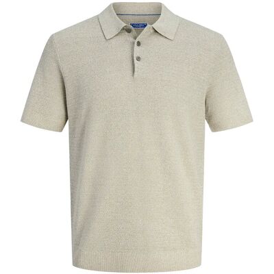 Jack & Jones Jprbluriley Knit Polo Ss Sn XS Beige XS Jack & Jones Jprbluriley Knit Polo Ss Sn XS Beige XS