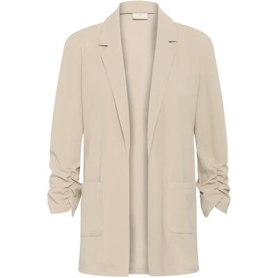 Kaffe Kaphoebe 3/4 Sleeve Blazer XXL Beige XXL Kaffe Kaphoebe 3/4 Sleeve Blazer XXL Beige XXL