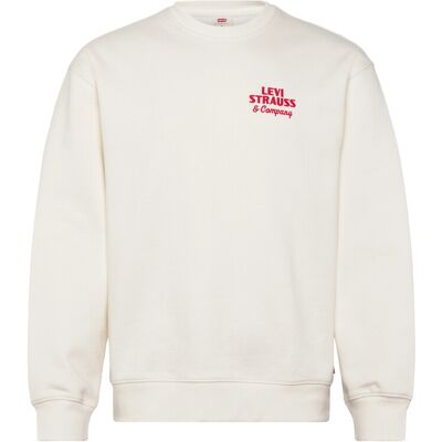 Levi's® Relaxd Graphic Crew Lsco Egret S White S Levi's® Relaxd Graphic Crew Lsco Egret S White S