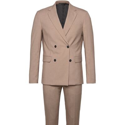 Lindbergh Plain Db Mens Suit - Normal Length 54 Beige 54 Lindbergh Plain Db Mens Suit - Normal Length 54 Beige 54