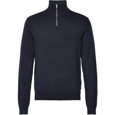 Lindbergh Ecovero Half Zip L/S Knit XXL Navy XXL Lindbergh Ecovero Half Zip L/S Knit XXL Navy XXL