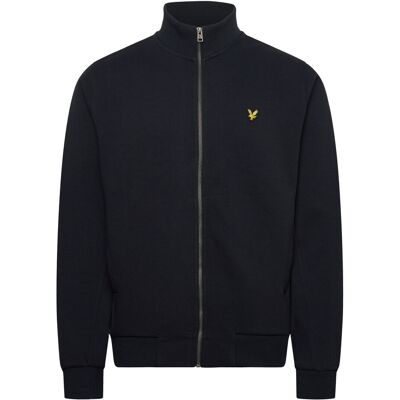 Scott Pique Zip Through Sweatshirt L Black L Scott Pique Zip Through Sweatshirt L Black L