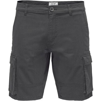 ONLY & SONS Onscam Stage Cargo Shorts 6689 Life Noos M Grey M ONLY & SONS Onscam Stage Cargo Shorts 6689 Life Noos M Grey M