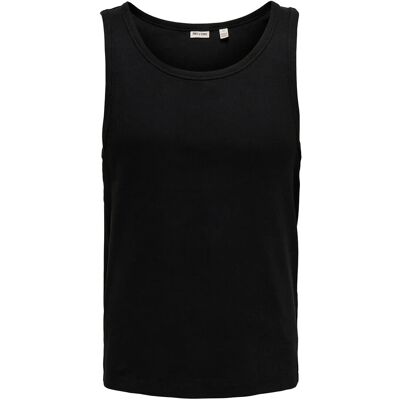 ONLY & SONS Onstanner Reg Sl Tank Top Noos M Black M ONLY & SONS Onstanner Reg Sl Tank Top Noos M Black M