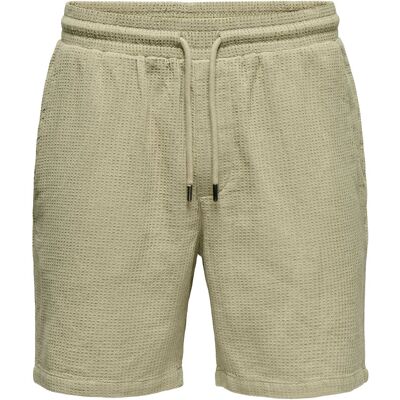 ONLY & SONS Onsbertil Waffle Shorts XS Green XS ONLY & SONS Onsbertil Waffle Shorts XS Green XS