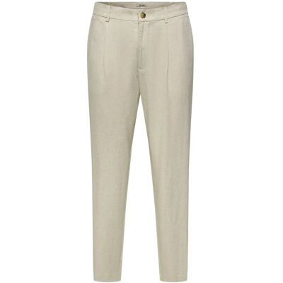 ONLY & SONS Onslou Eno Tapered 0569 Pants 30 x 32 Beige 30 x 32 ONLY & SONS Onslou Eno Tapered 0569 Pants 30 x 32 Beige 30 x 32