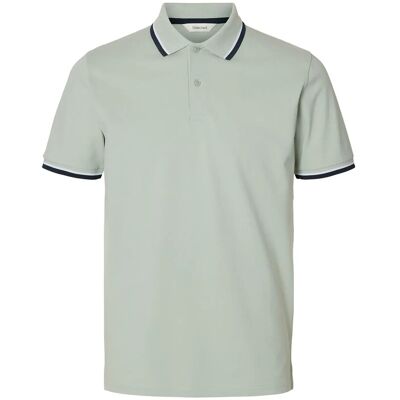 Selected Slmslim-Atlas Sport Ss Polo Noos M Green M Selected Slmslim-Atlas Sport Ss Polo Noos M Green M