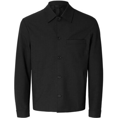 Selected Slmreg-Robert Overshirt Noos XXL Black XXL Selected Slmreg-Robert Overshirt Noos XXL Black XXL