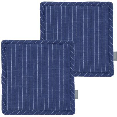 Södahl Grydelapper Line 2 Stk. 20X20CM 20 Blue 20X20CM 20 Södahl Grydelapper Line 2 Stk. 20X20CM 20 Blue 20X20CM 20