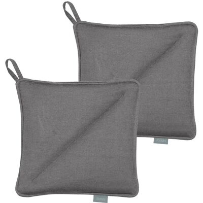Södahl Grydelapper 20X20 Soft 2 Stk. Grey 20X20CM Grey 20X20CM Södahl Grydelapper 20X20 Soft 2 Stk. Grey 20X20CM Grey 20X20CM