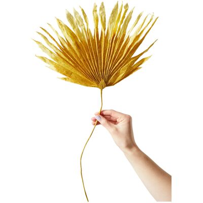 Studio About Paper Flower, Palm L:55CM Yellow L:55CM Studio About Paper Flower, Palm L:55CM Yellow L:55CM