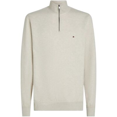 Tommy Hilfiger Essential Fleece 1/4 Zip XXXL Cream XXXL Tommy Hilfiger Essential Fleece 1/4 Zip XXXL Cream XXXL