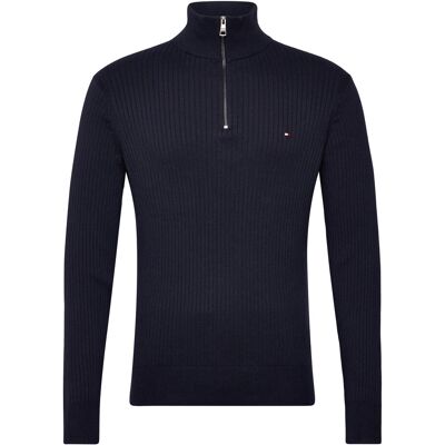 Tommy Hilfiger Pima Ctn Cash Structure Zip Mock XXXL Navy XXXL Tommy Hilfiger Pima Ctn Cash Structure Zip Mock XXXL Navy XXXL