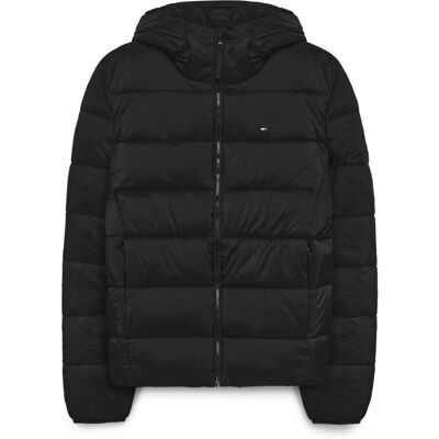 Tommy Hilfiger Mid Weight Hooded Jacket XXXL Black XXXL Tommy Hilfiger Mid Weight Hooded Jacket XXXL Black XXXL