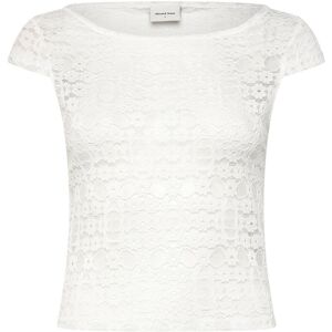 ABRAND Little Miss Lace Tee White XS White XS ABRAND Little Miss Lace Tee White XS White XS