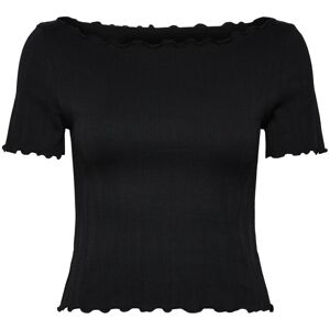 aim´n Tulip Short Sleeve Top S Black S aim´n Tulip Short Sleeve Top S Black S