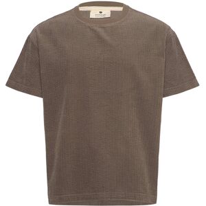 Anerkjendt Akvillads Corduroy S/S Tee L Brown L Anerkjendt Akvillads Corduroy S/S Tee L Brown L