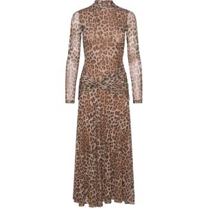 Bardot Lea Printed Mesh Midi Dress XS Brown XS Bardot Lea Printed Mesh Midi Dress XS Brown XS