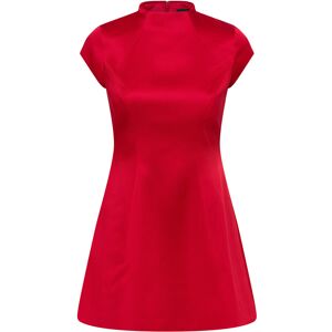 Bardot Delphi Hourglass Satin Dress 38 Red 38 Bardot Delphi Hourglass Satin Dress 38 Red 38