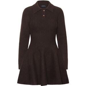 Bardot Lexter Mini Volume Knit Dress XS Brown XS Bardot Lexter Mini Volume Knit Dress XS Brown XS
