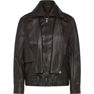 Bardot Kavi Vegan Leather Jacket S Brown S Bardot Kavi Vegan Leather Jacket S Brown S