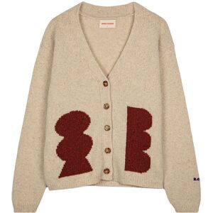Bobo Choses Geometric Shapes Long Cardigan XS Beige XS Bobo Choses Geometric Shapes Long Cardigan XS Beige XS