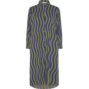 Bobo Choses Multicolour Waves Printed Long Shirt Dress S Green S Bobo Choses Multicolour Waves Printed Long Shirt Dress S Green S