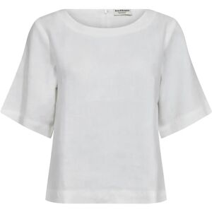 Bruun & Stengade Bs Lucianne Regular Fit Top XS White XS Bruun & Stengade Bs Lucianne Regular Fit Top XS White XS