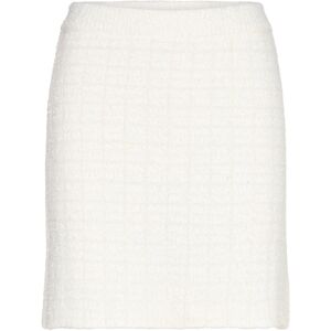 Bubbleroom Brielle Short Knitted Skirt M White M Bubbleroom Brielle Short Knitted Skirt M White M