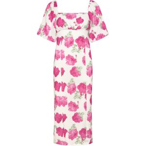 Bubbleroom Volume Sleeve Midi Dress S Patterned S Bubbleroom Volume Sleeve Midi Dress S Patterned S