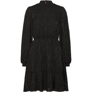 Bubbleroom Jacquard Flounce Dress 32-34 Black 32-34 Bubbleroom Jacquard Flounce Dress 32-34 Black 32-34