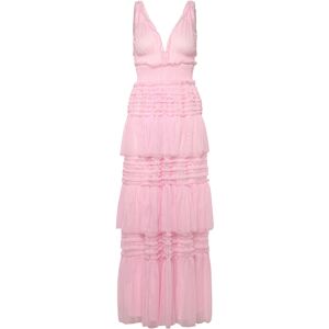 Bubbleroom Frill Dotted Tulle Gown 42 Pink 42 Bubbleroom Frill Dotted Tulle Gown 42 Pink 42