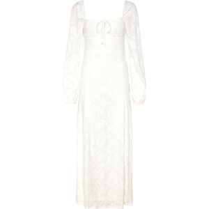 Bubbleroom Floral Structure Dress XS White XS Bubbleroom Floral Structure Dress XS White XS