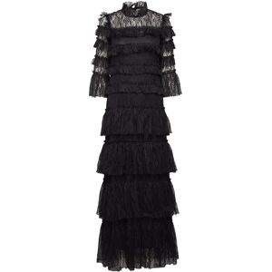 Malina Carmine Long Sleeve Lace Maxi Dress M Black M Malina Carmine Long Sleeve Lace Maxi Dress M Black M