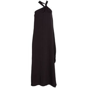 Calvin High Shine Knot Ankle Dress 36 Black 36 Calvin High Shine Knot Ankle Dress 36 Black 36