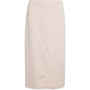 Calvin Structured Satin Skirt 36 Cream 36 Calvin Structured Satin Skirt 36 Cream 36