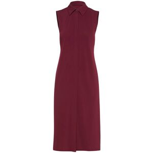 Calvin Sl Crepe Jersey Midi Polo Dress L Burgundy L Calvin Sl Crepe Jersey Midi Polo Dress L Burgundy L