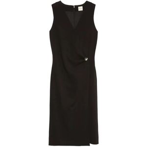 Calvin Stretch Crepe Sl Hardware Dress 32 Black 32 Calvin Stretch Crepe Sl Hardware Dress 32 Black 32