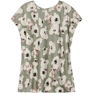 Calvin Printed Matte Satin Sheath Top XL Green XL Calvin Printed Matte Satin Sheath Top XL Green XL