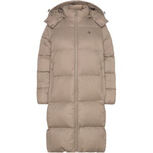 Calvin Down Long Puffer M Beige M Calvin Down Long Puffer M Beige M