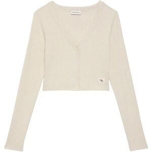 Calvin Ls Woven Label 2X2 Baby Rib Card M Cream M Calvin Ls Woven Label 2X2 Baby Rib Card M Cream M