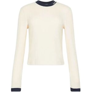 Calvin Ls Waffle Tee S Cream S Calvin Ls Waffle Tee S Cream S